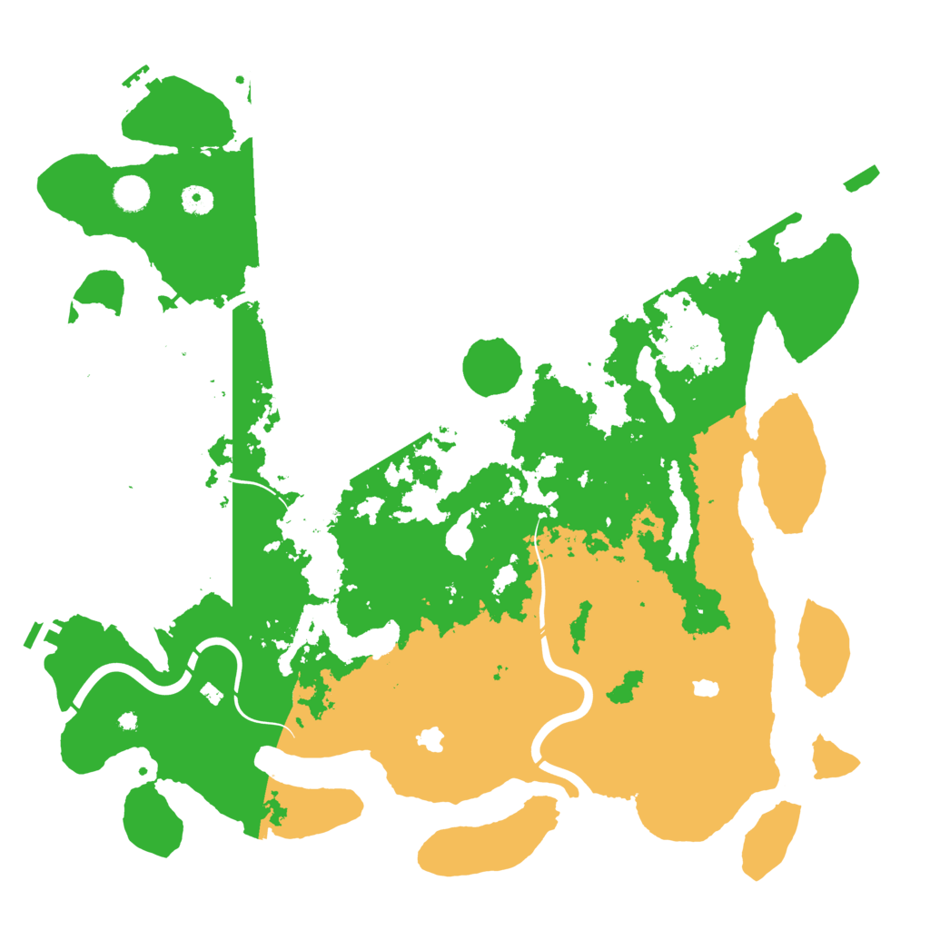 Biome Rust Map: Procedural Map, Size: 4500, Seed: 260058821