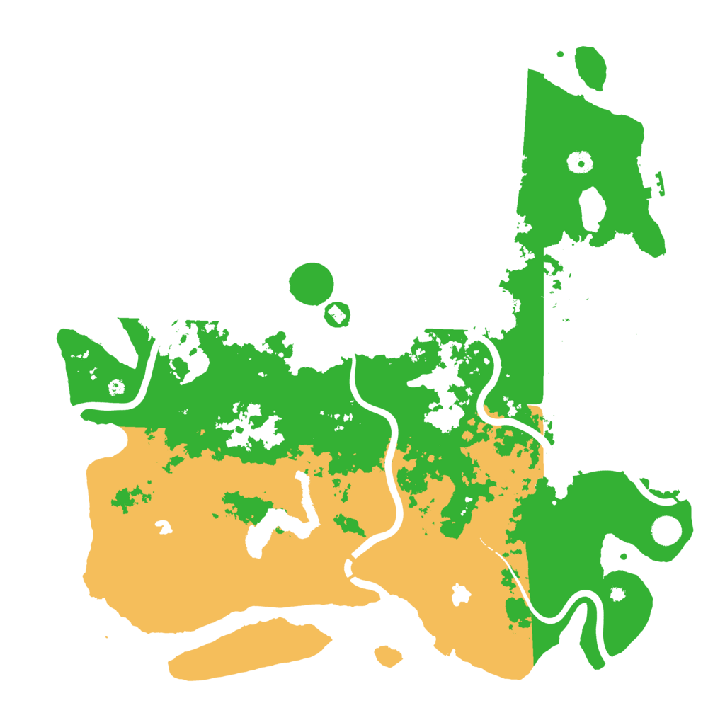 Biome Rust Map: Procedural Map, Size: 4500, Seed: 553862743