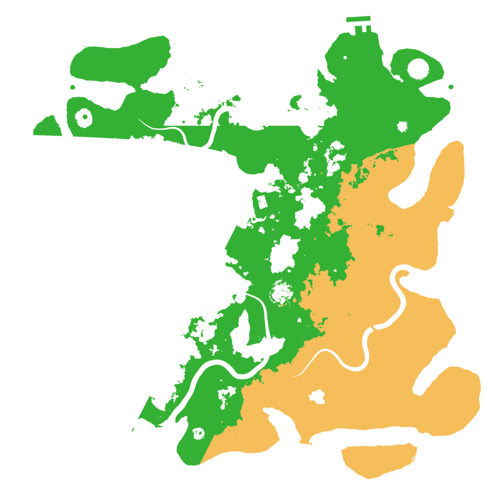 Biome Rust Map: Procedural Map, Size: 4200, Seed: 176304052