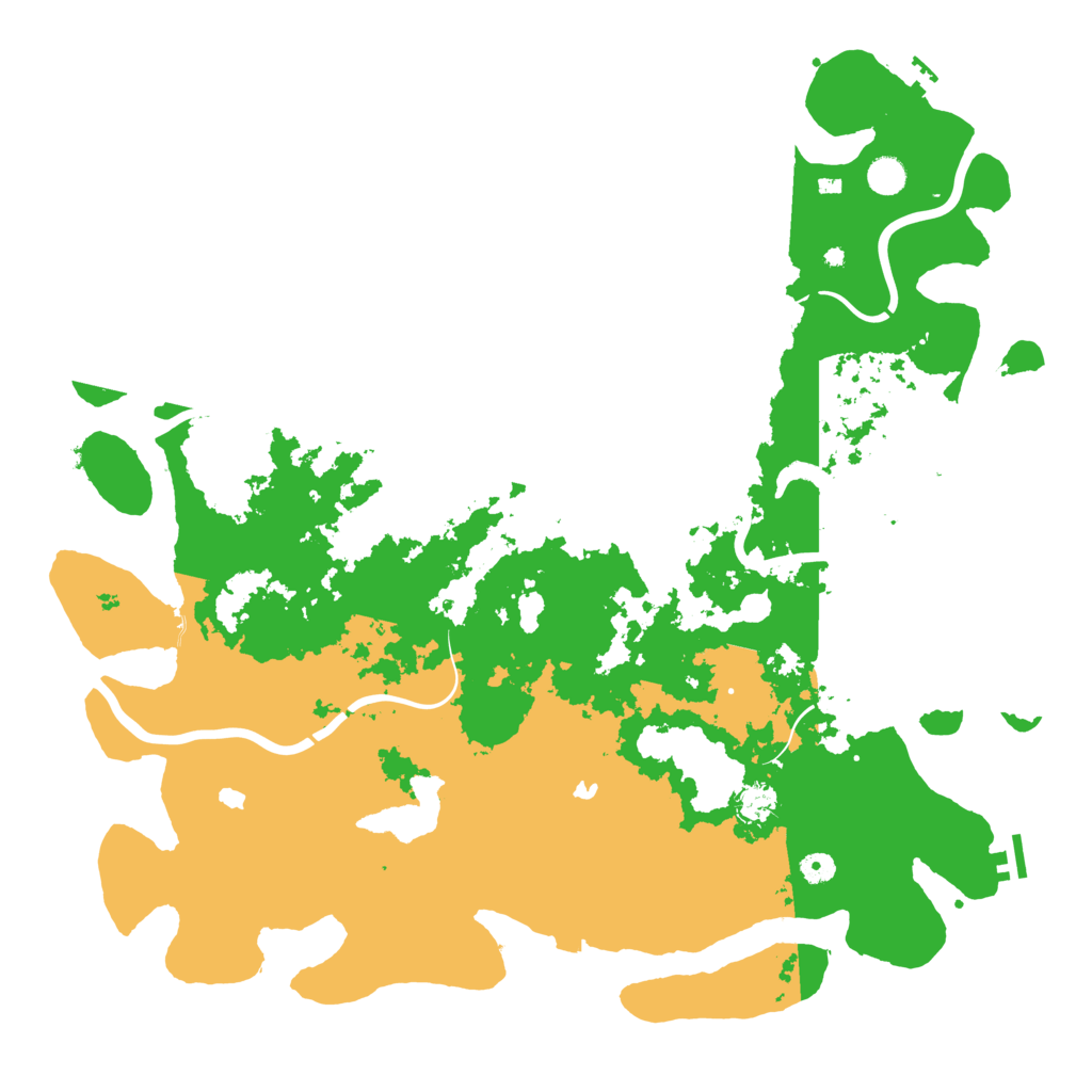 Biome Rust Map: Procedural Map, Size: 5000, Seed: 1042772326