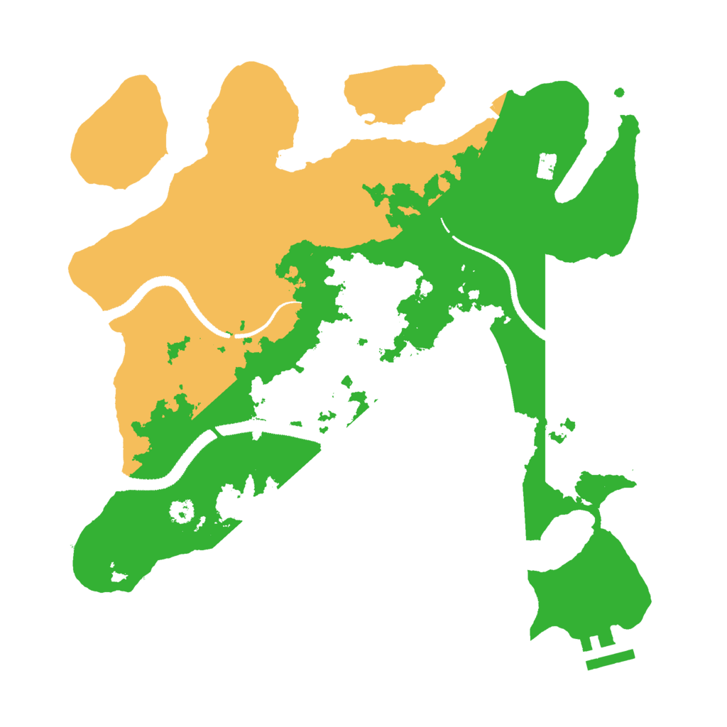 Biome Rust Map: Procedural Map, Size: 3000, Seed: 1910481646