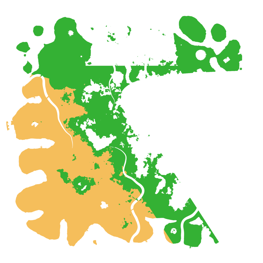 Biome Rust Map: Procedural Map, Size: 4500, Seed: 387888385