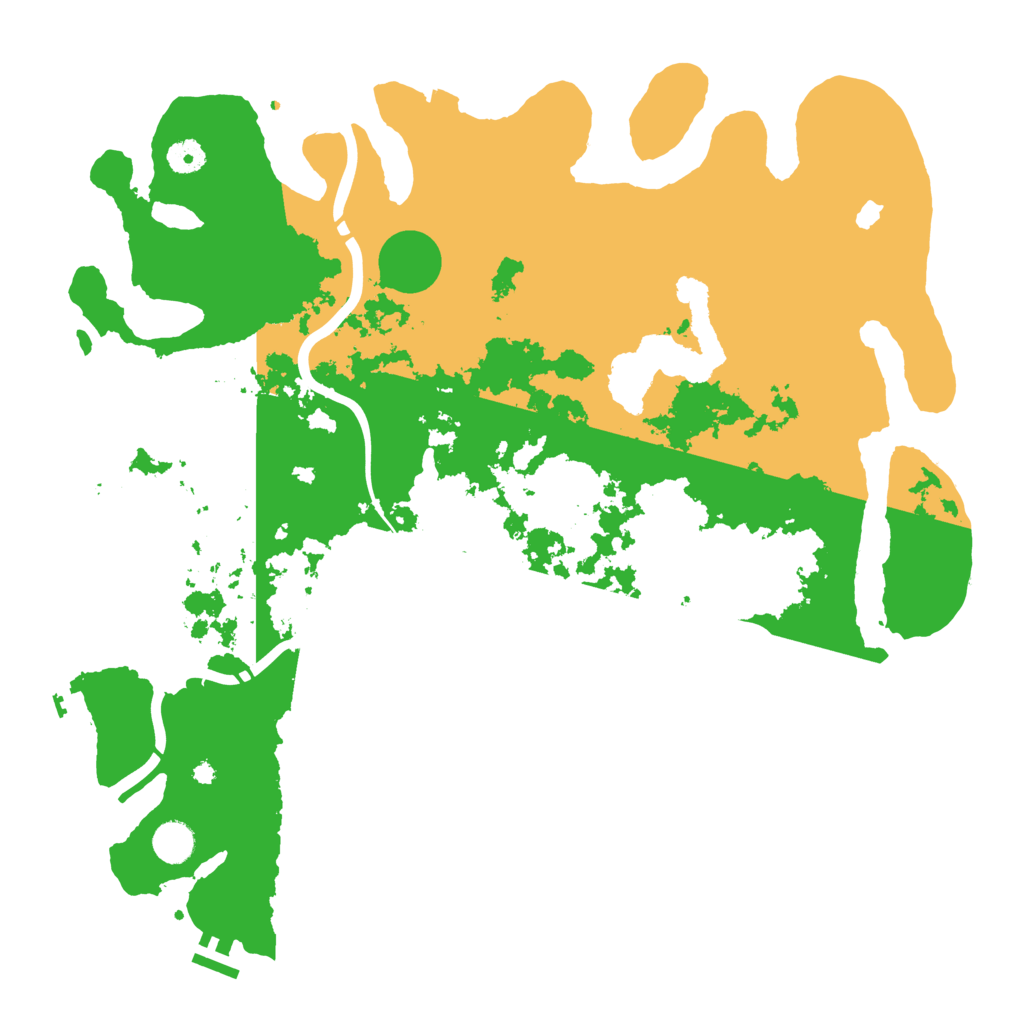Biome Rust Map: Procedural Map, Size: 4300, Seed: 264258870