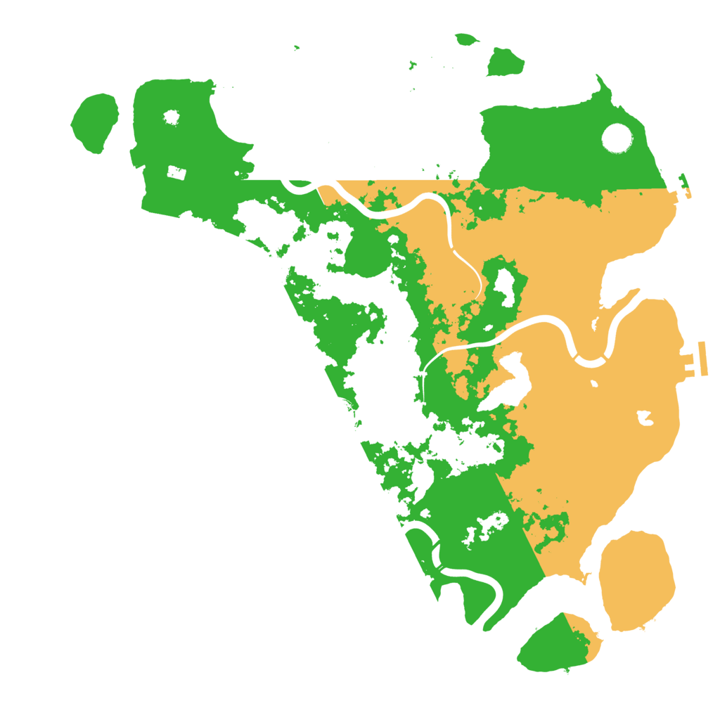 Biome Rust Map: Procedural Map, Size: 4250, Seed: 1019557422