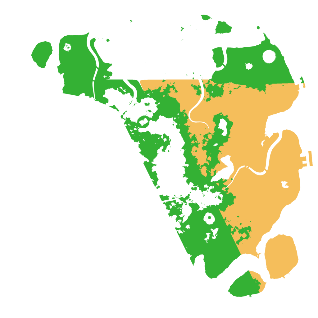 Biome Rust Map: Procedural Map, Size: 4250, Seed: 1019557422