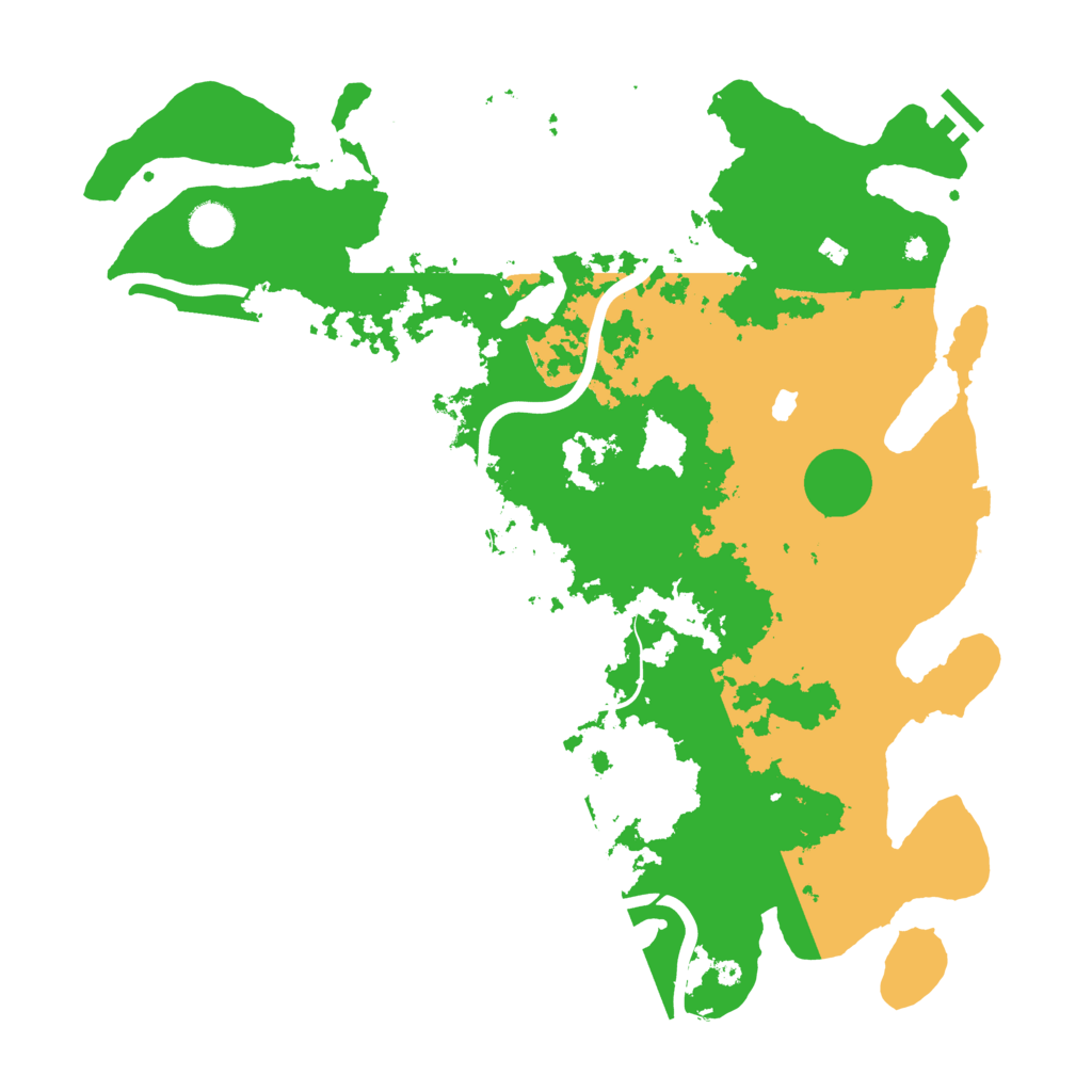 Biome Rust Map: Procedural Map, Size: 4250, Seed: 624200823