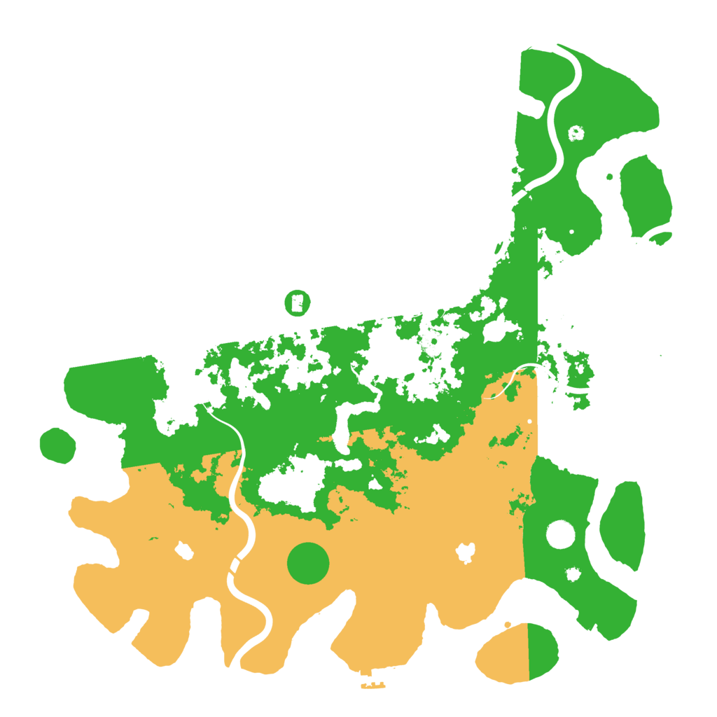 Biome Rust Map: Procedural Map, Size: 4500, Seed: 988555333