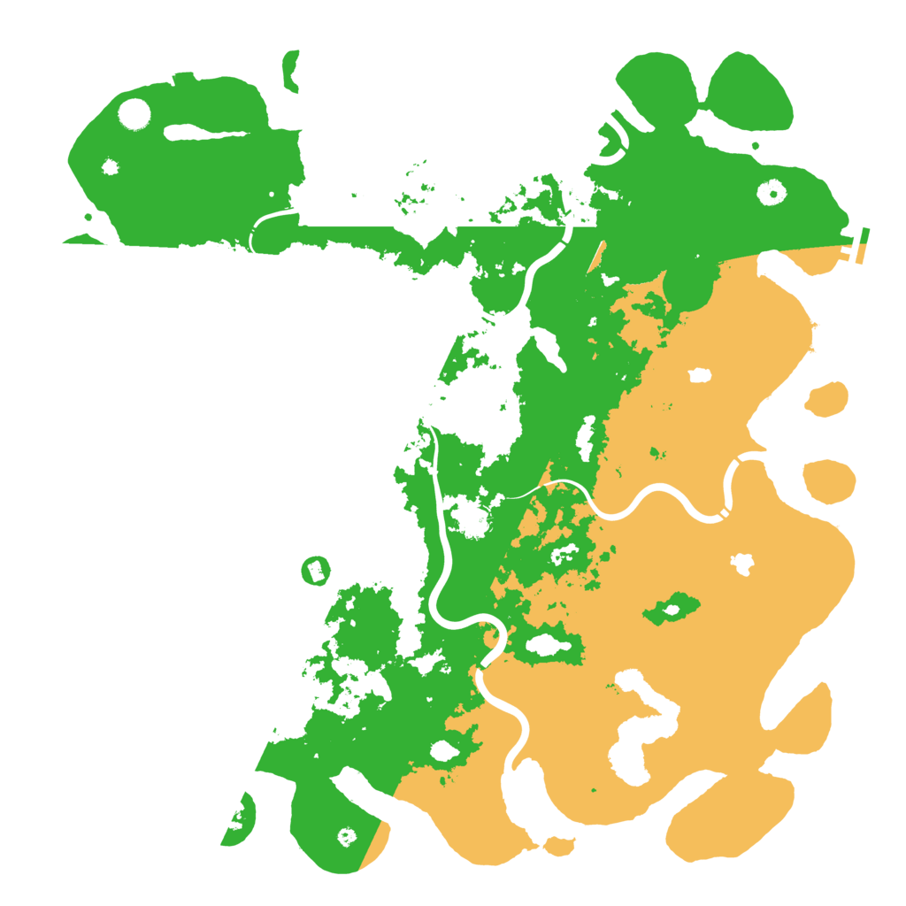 Biome Rust Map: Procedural Map, Size: 5000, Seed: 272457702