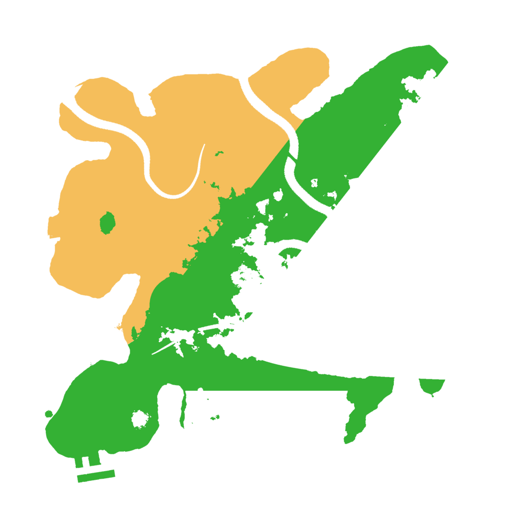 Biome Rust Map: Procedural Map, Size: 2800, Seed: 9070541