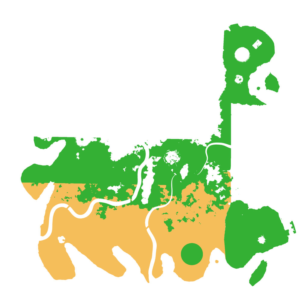 Biome Rust Map: Procedural Map, Size: 3700, Seed: 1456249251