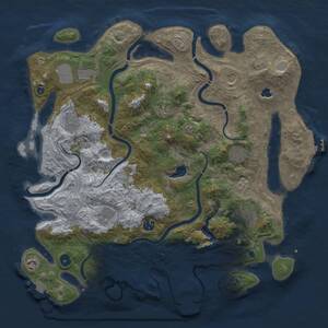 Thumbnail Rust Map: Procedural Map, Size: 4250, Seed: 2356478, 16 Monuments