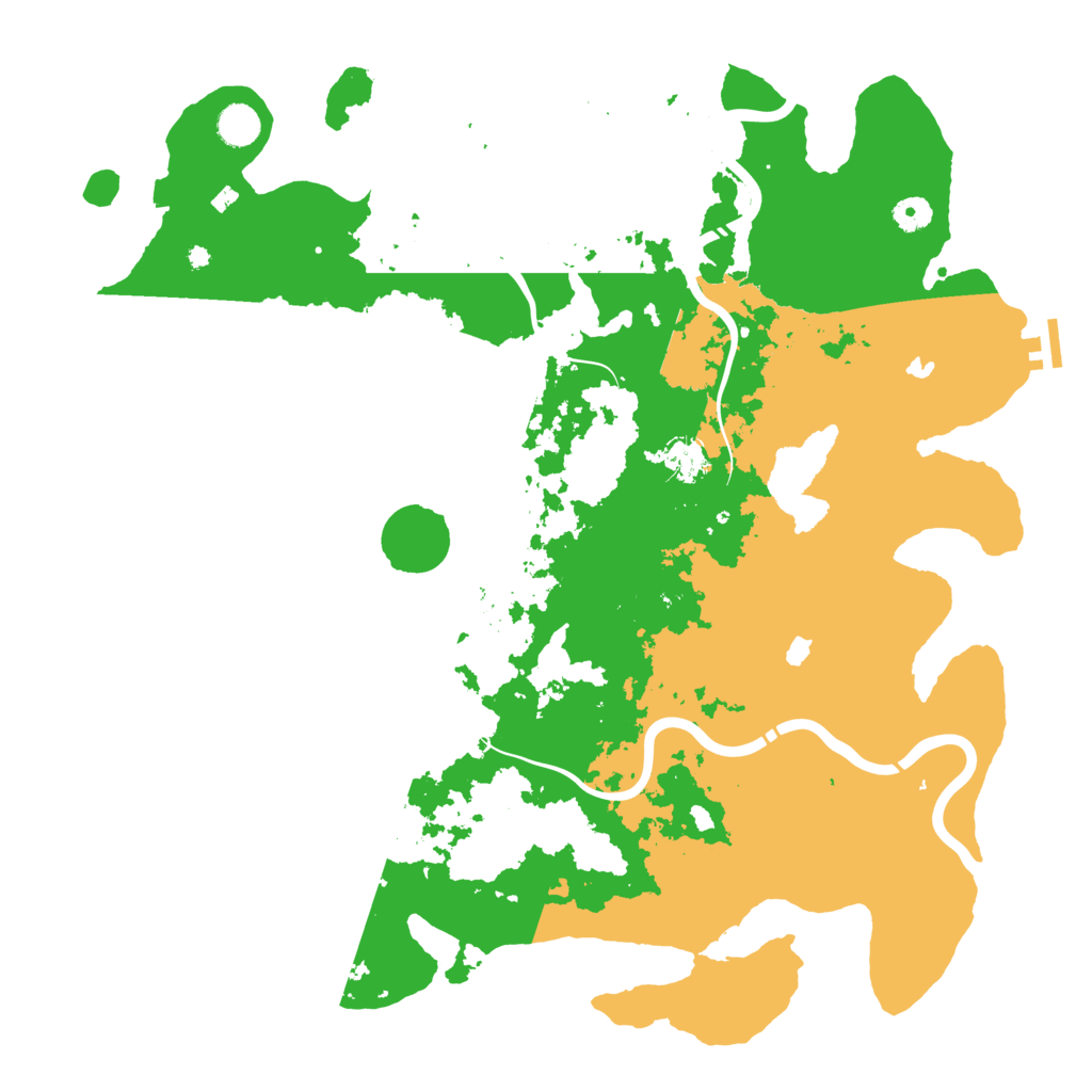 Biome Rust Map: Procedural Map, Size: 4500, Seed: 122601003