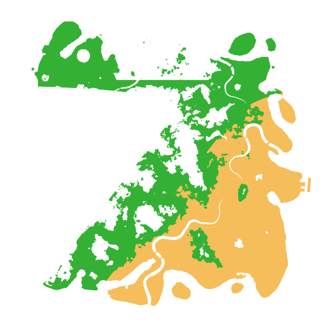 Biome Rust Map: Procedural Map, Size: 4500, Seed: 239404693