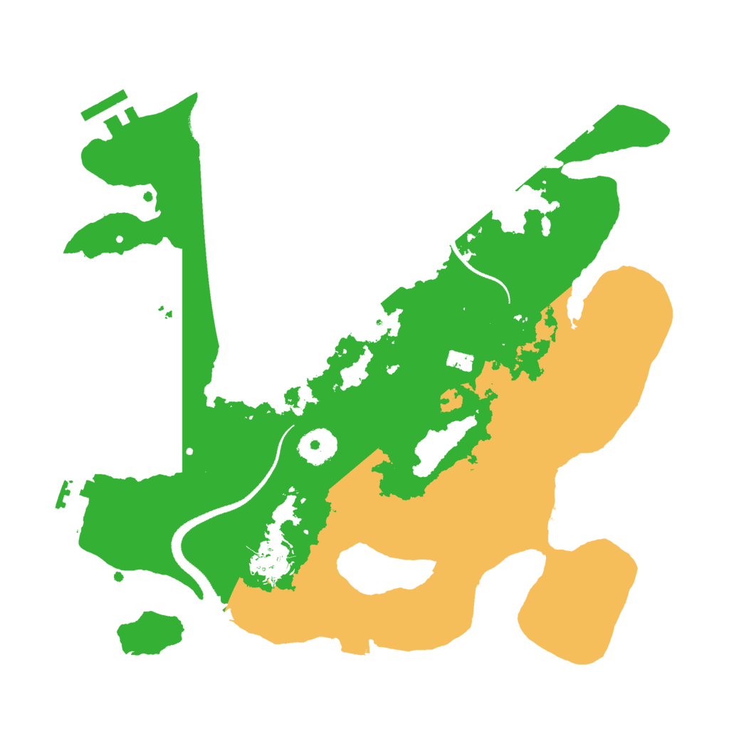 Biome Rust Map: Procedural Map, Size: 3000, Seed: 1570119037