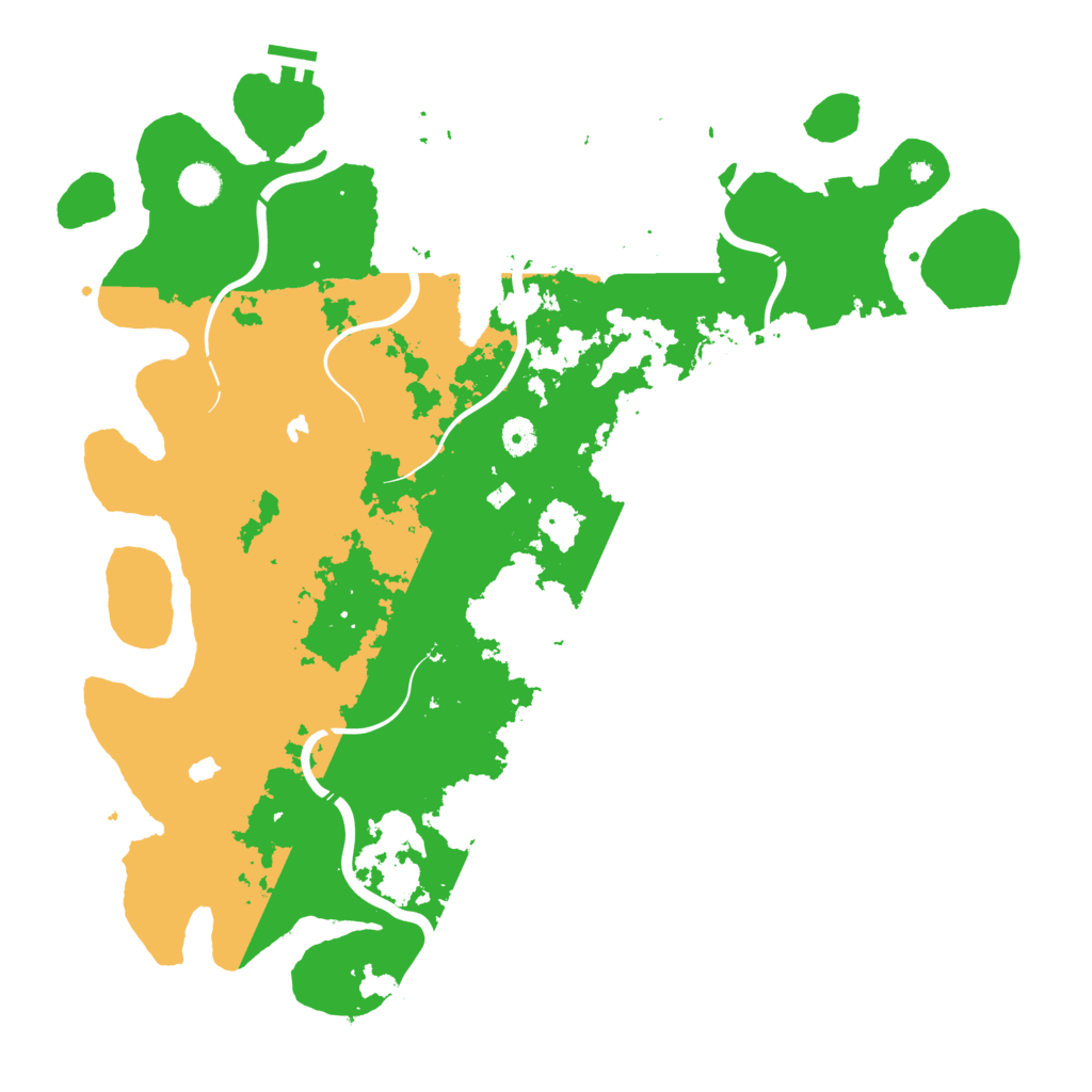 Biome Rust Map: Procedural Map, Size: 4500, Seed: 1740557637