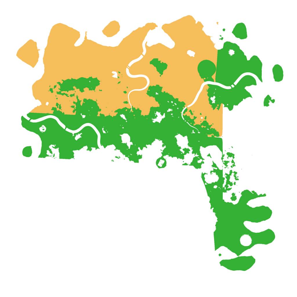 Biome Rust Map: Procedural Map, Size: 4500, Seed: 767215904