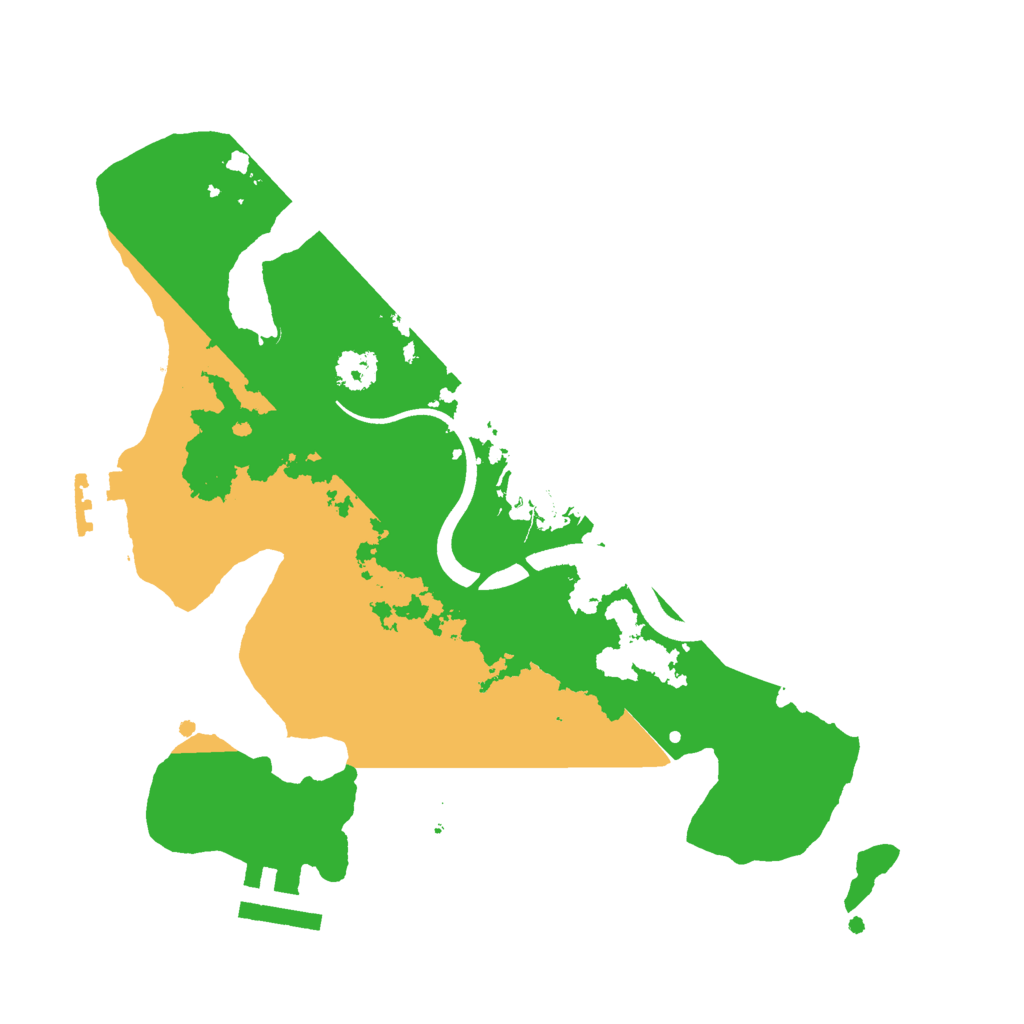 Biome Rust Map: Procedural Map, Size: 2500, Seed: 41751980