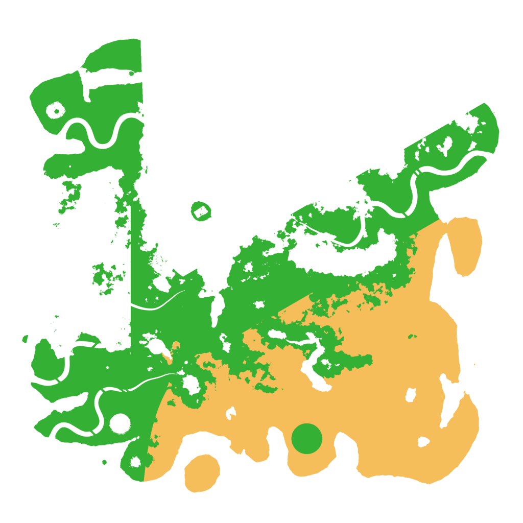 Biome Rust Map: Procedural Map, Size: 4500, Seed: 1134055422