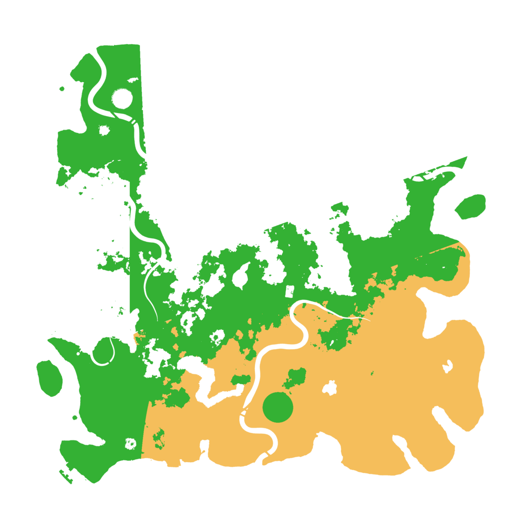 Biome Rust Map: Procedural Map, Size: 4500, Seed: 180884523