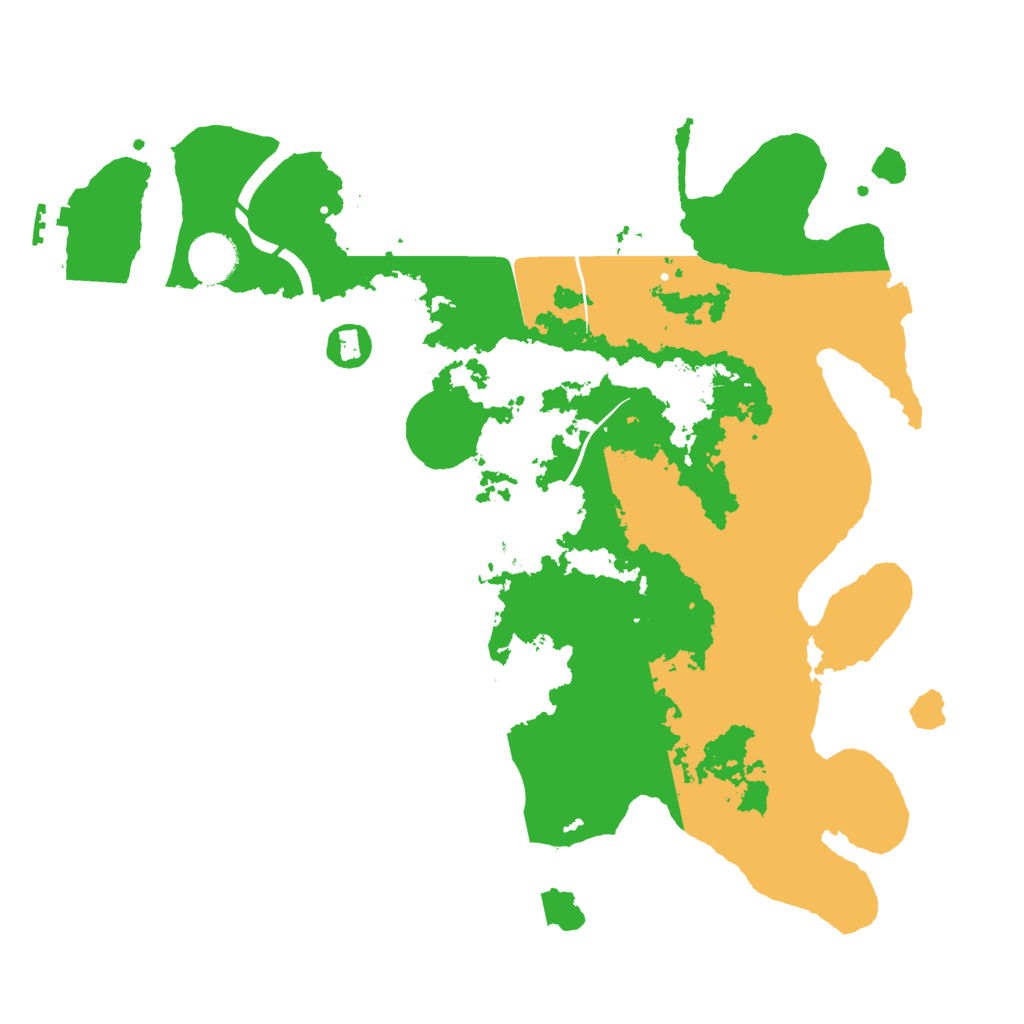Biome Rust Map: Procedural Map, Size: 3700, Seed: 1870558002