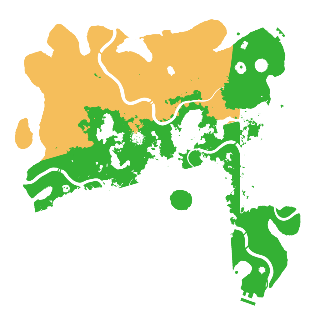 Biome Rust Map: Procedural Map, Size: 4250, Seed: 1895460955