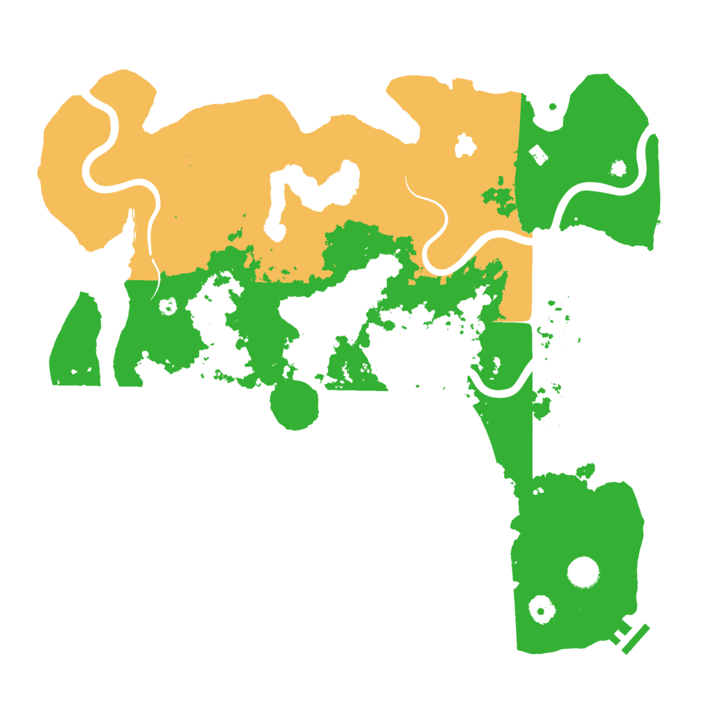 Biome Rust Map: Procedural Map, Size: 4000, Seed: 390778080