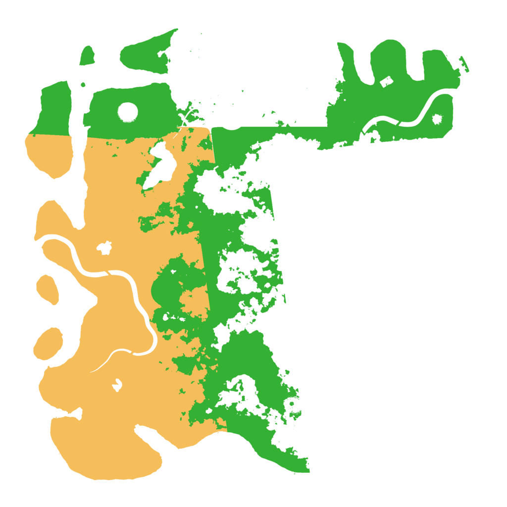 Biome Rust Map: Procedural Map, Size: 4500, Seed: 1759577640