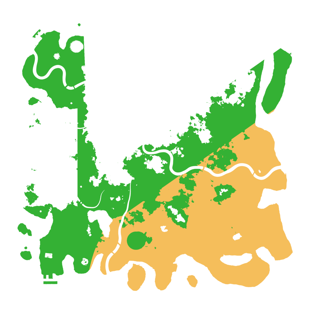 Biome Rust Map: Procedural Map, Size: 4500, Seed: 14123