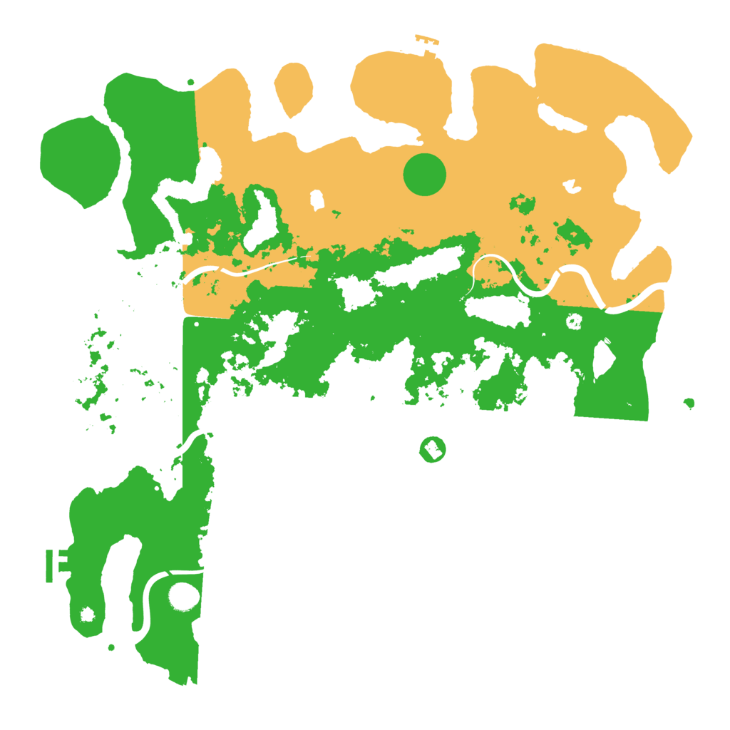 Biome Rust Map: Procedural Map, Size: 4500, Seed: 1802613249