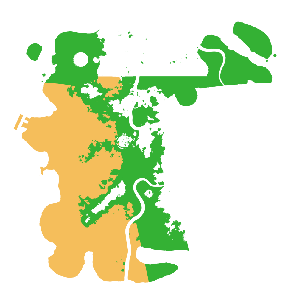 Biome Rust Map: Procedural Map, Size: 3838, Seed: 25787974