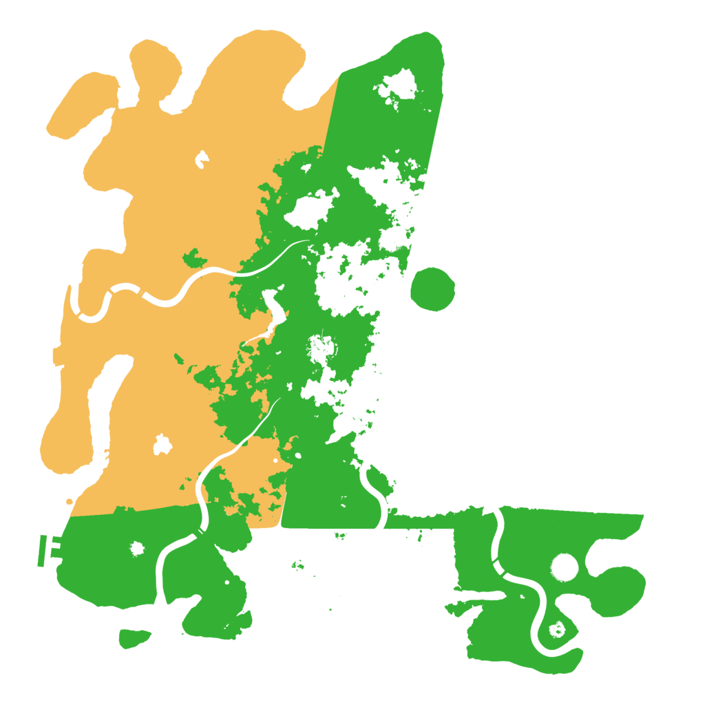Biome Rust Map: Procedural Map, Size: 4500, Seed: 1550998194