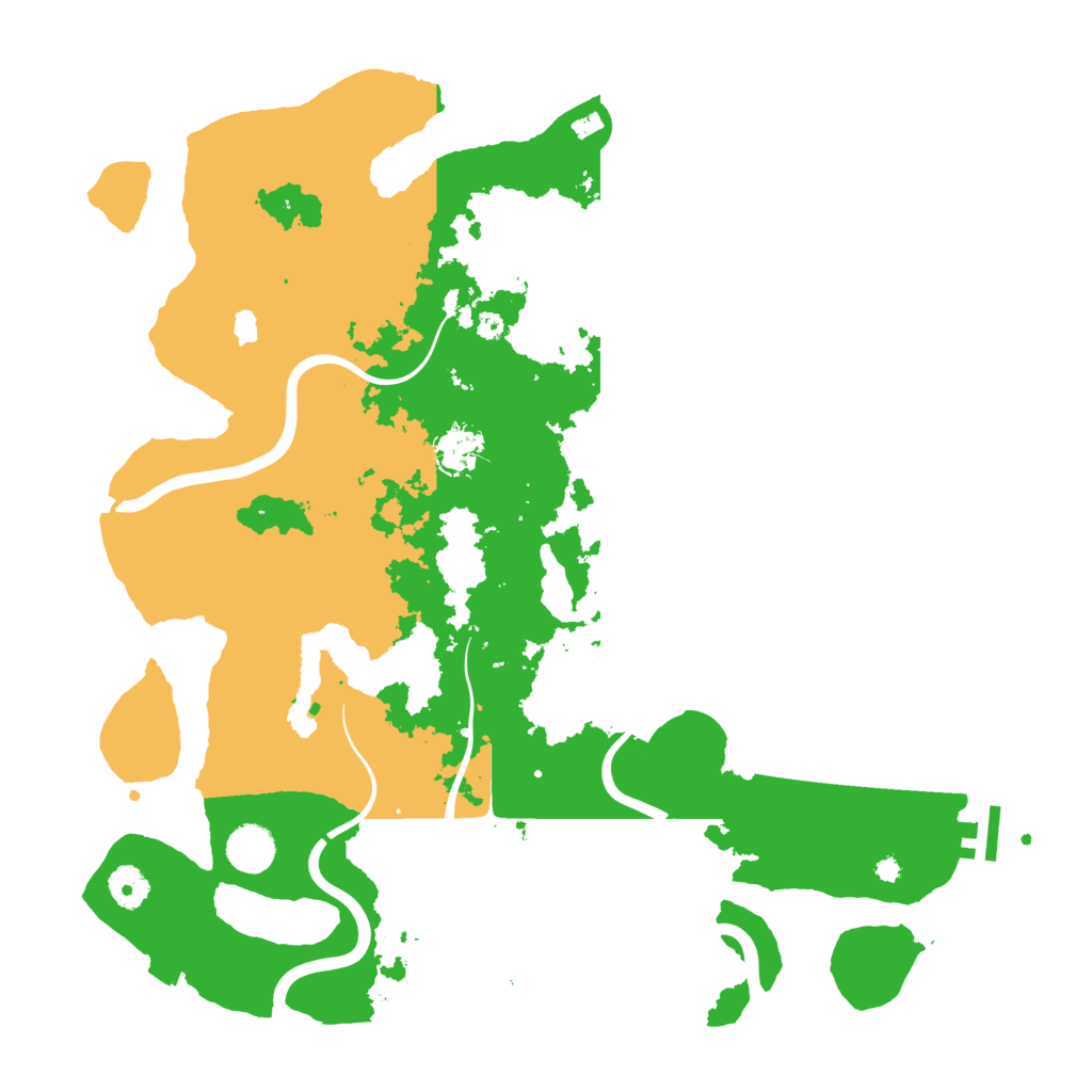 Biome Rust Map: Procedural Map, Size: 4000, Seed: 1264604881