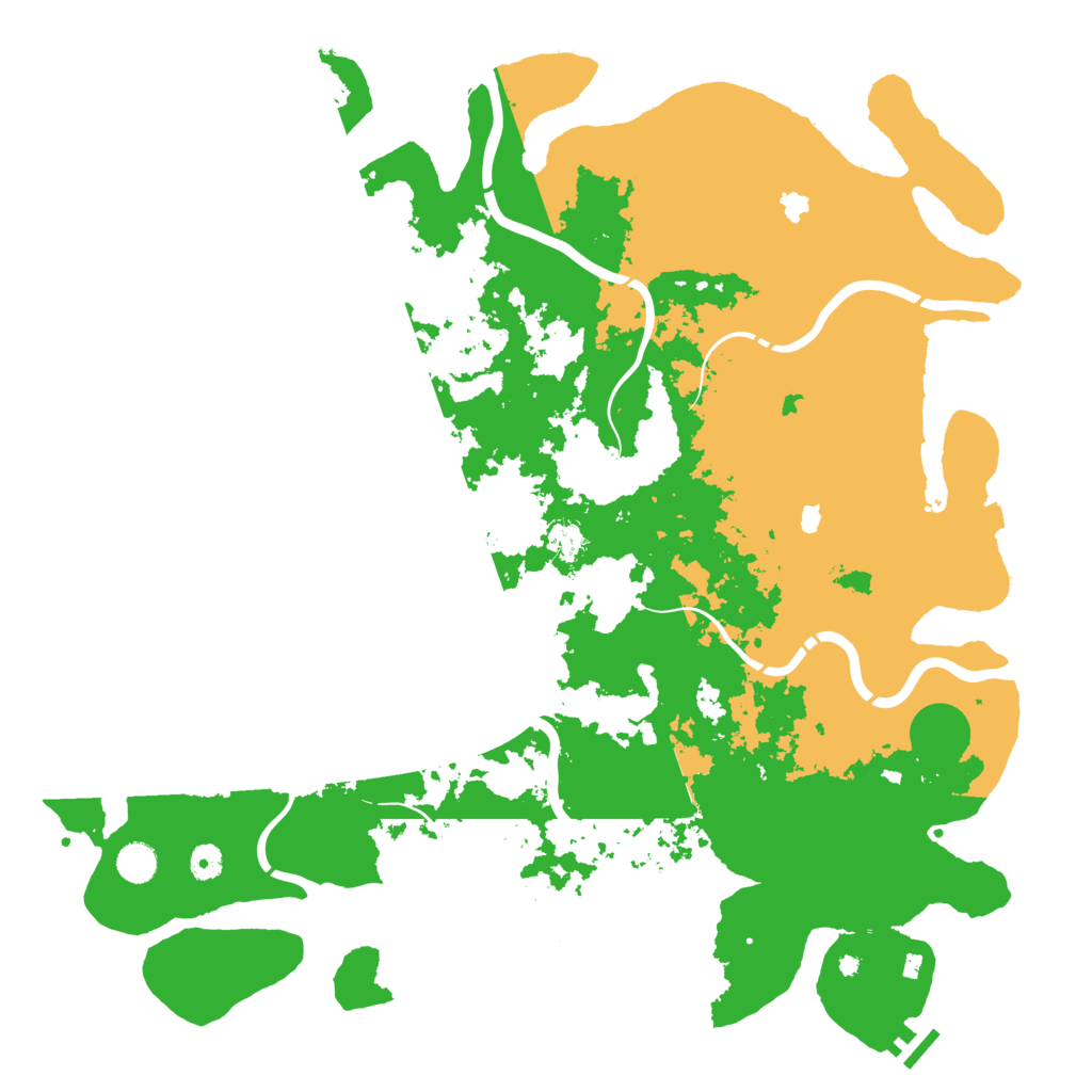 Biome Rust Map: Procedural Map, Size: 4750, Seed: 418427131