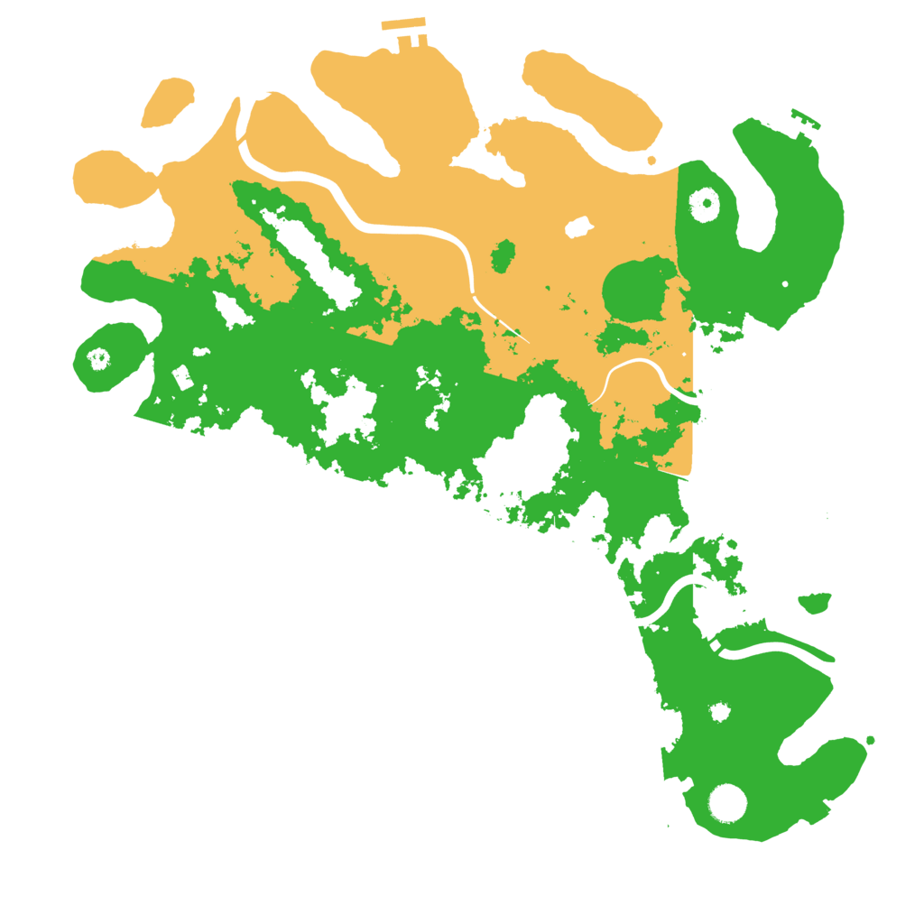 Biome Rust Map: Procedural Map, Size: 4250, Seed: 270987161