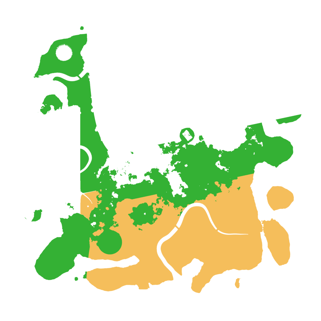 Biome Rust Map: Procedural Map, Size: 3500, Seed: 858179398