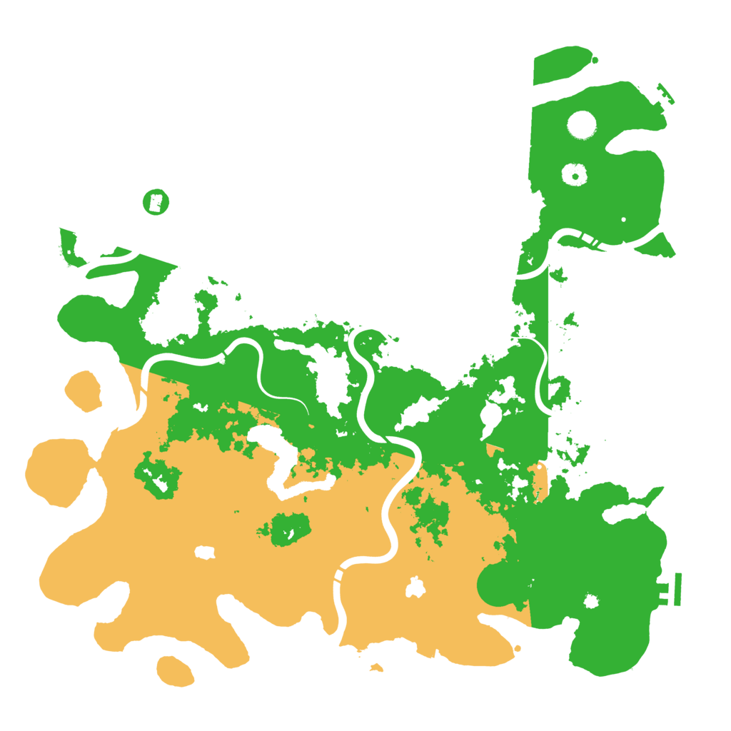 Biome Rust Map: Procedural Map, Size: 4500, Seed: 1448019357