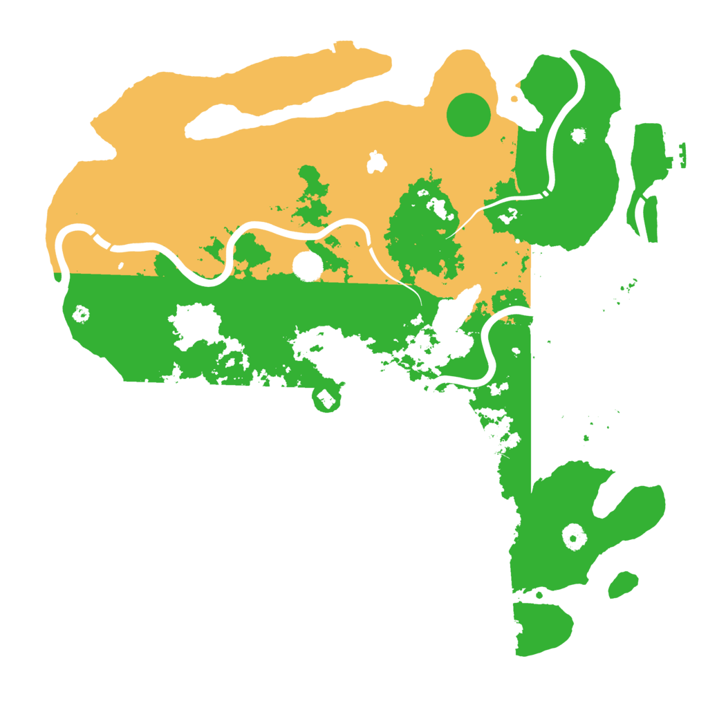 Biome Rust Map: Procedural Map, Size: 4250, Seed: 1992219490