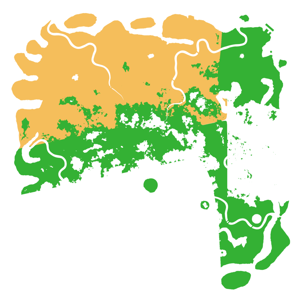 Biome Rust Map: Procedural Map, Size: 6000, Seed: 927461823