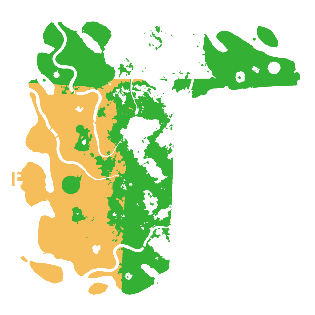 Biome Rust Map: Procedural Map, Size: 4500, Seed: 587190044