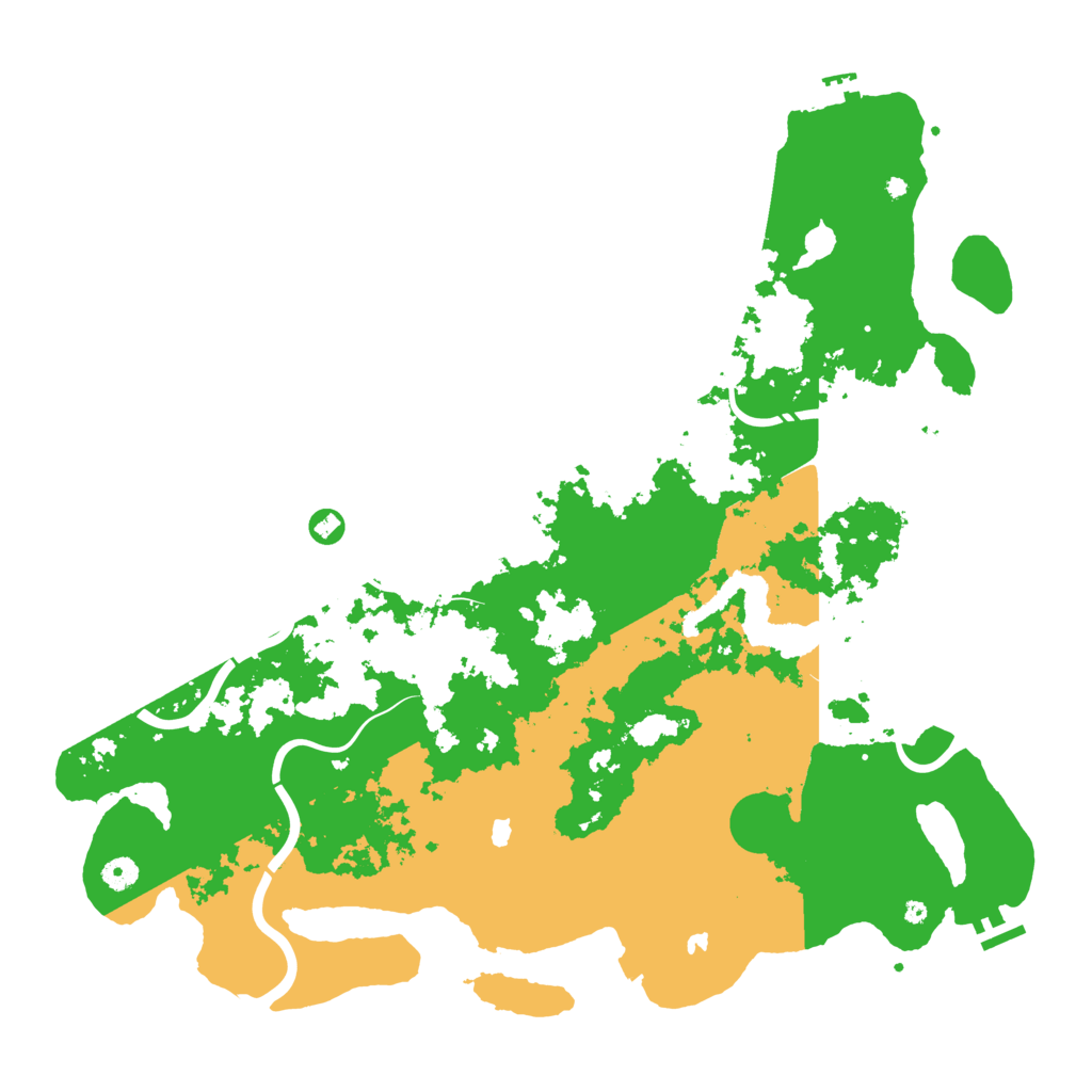 Biome Rust Map: Procedural Map, Size: 4800, Seed: 319912316