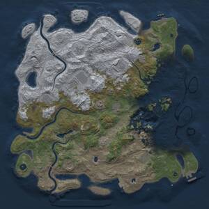 Thumbnail Rust Map: Procedural Map, Size: 4800, Seed: 319912316, 16 Monuments
