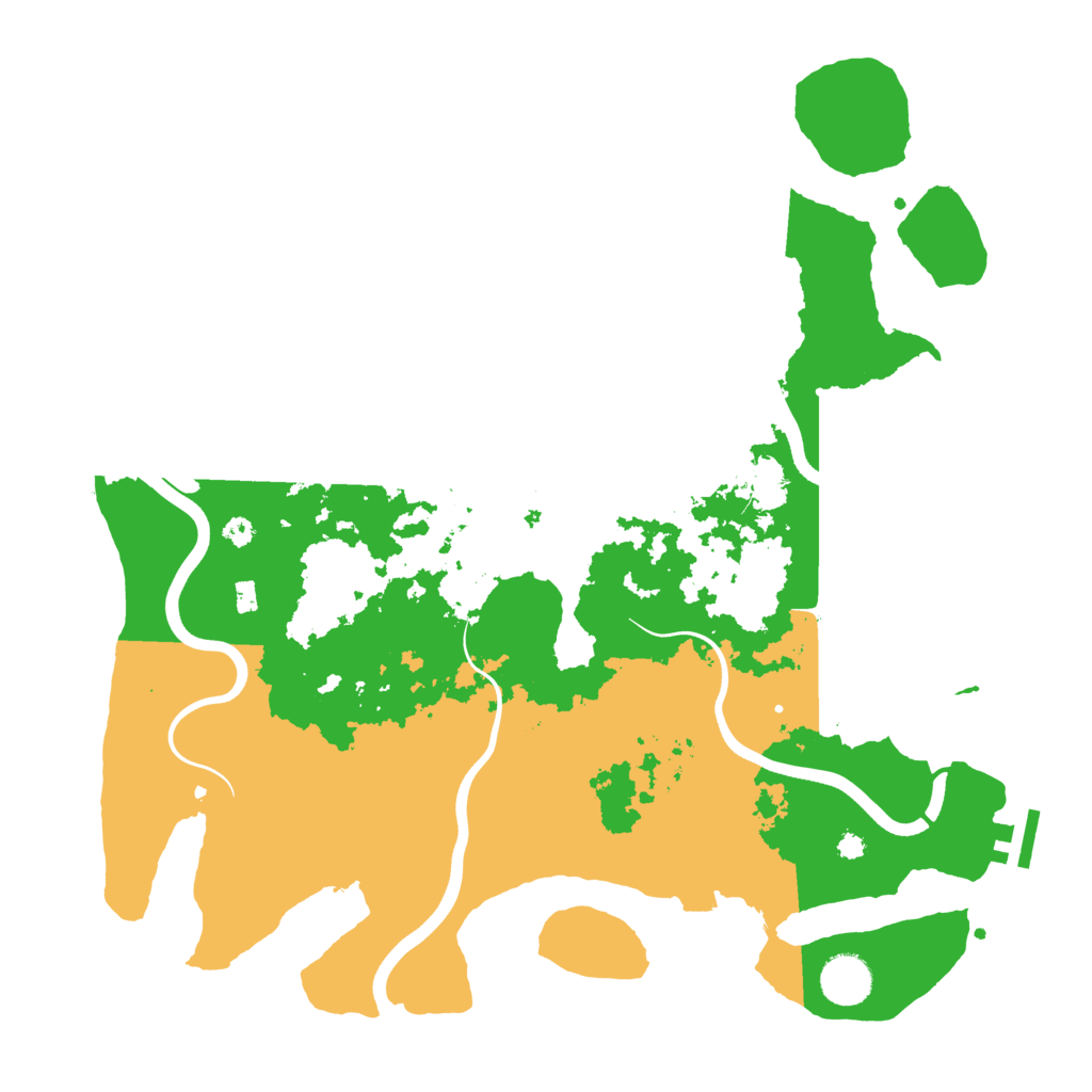 Biome Rust Map: Procedural Map, Size: 3750, Seed: 1585912025