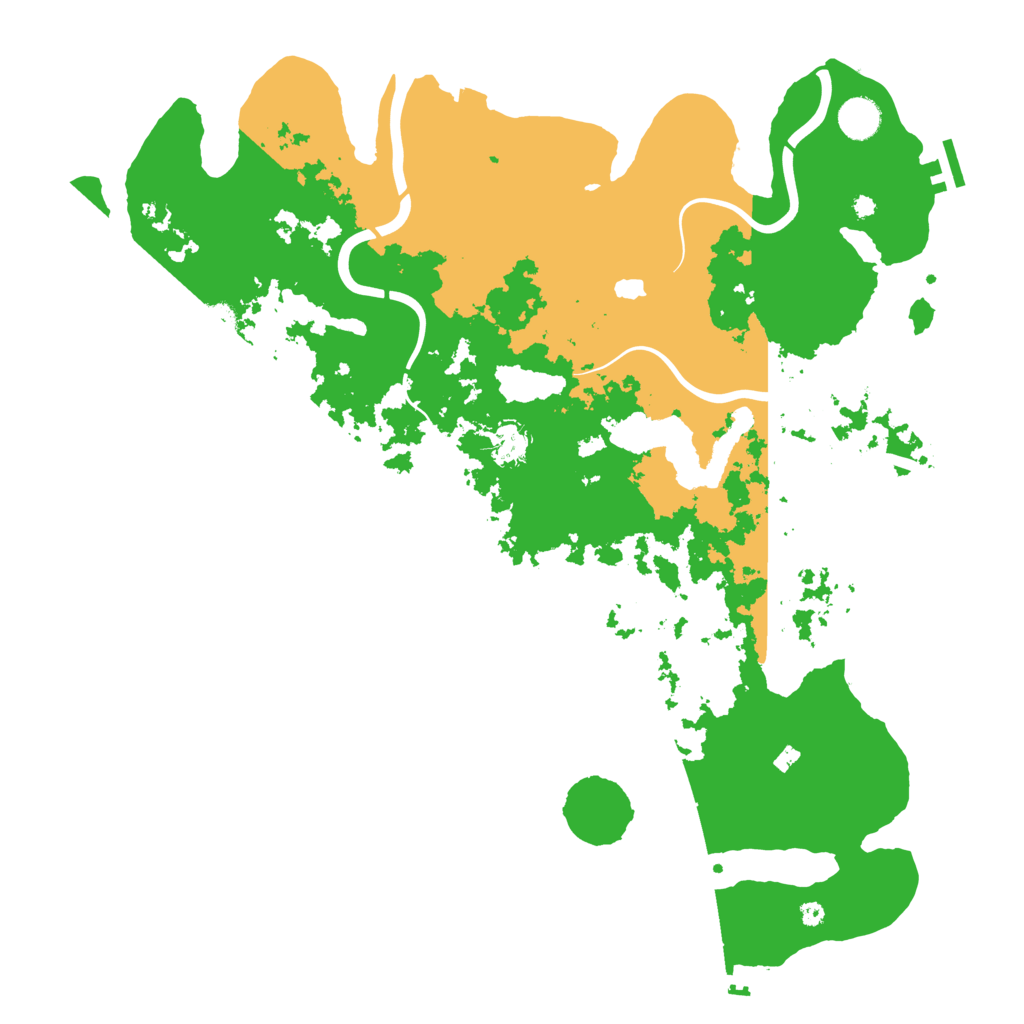 Biome Rust Map: Procedural Map, Size: 4250, Seed: 4291