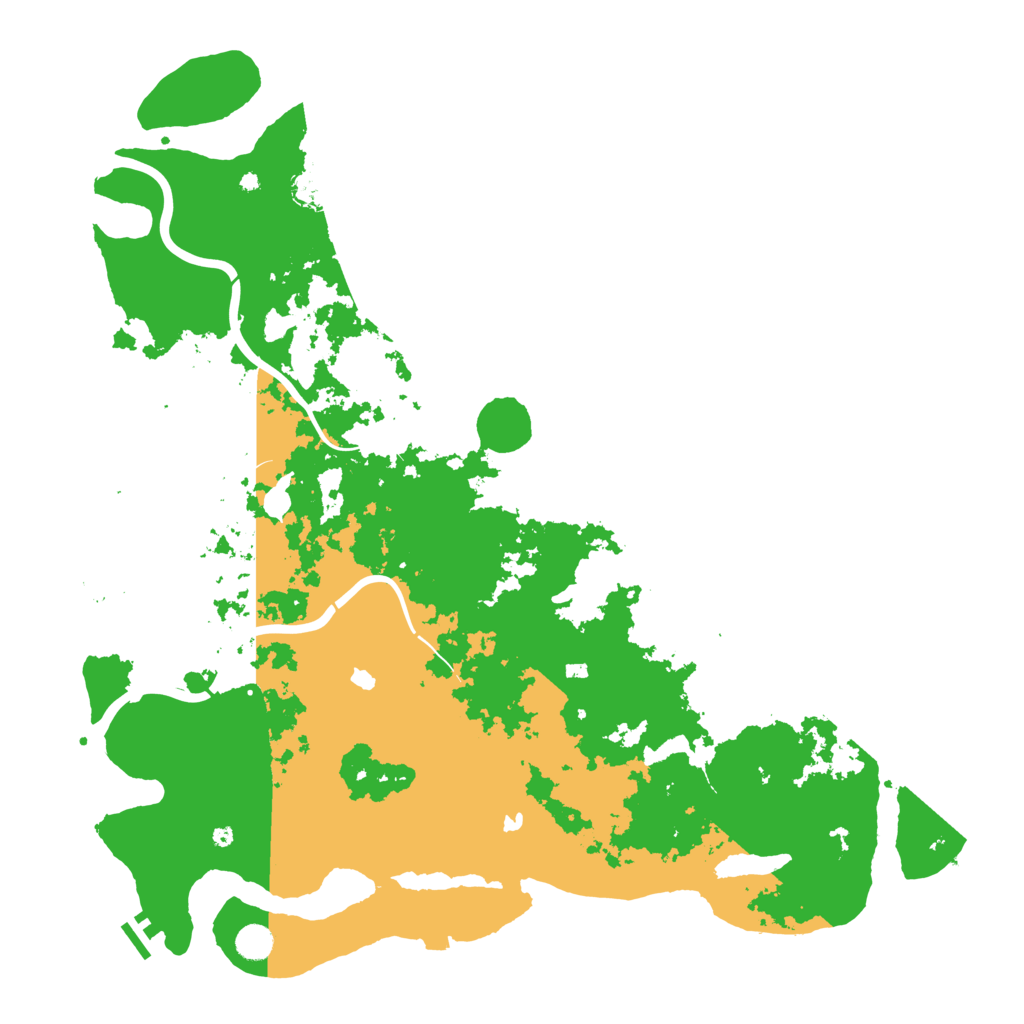 Biome Rust Map: Procedural Map, Size: 5000, Seed: 1819280946