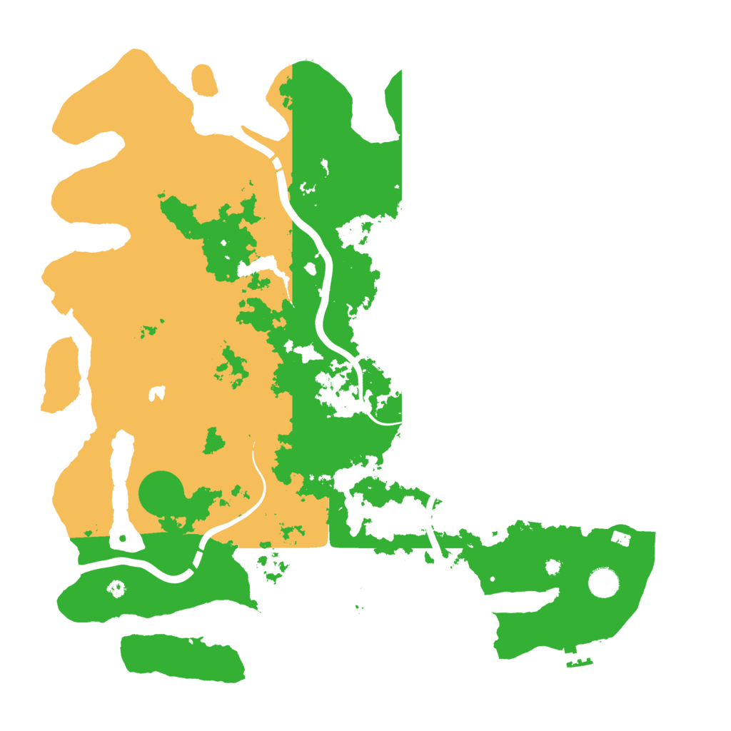 Biome Rust Map: Procedural Map, Size: 4250, Seed: 468457