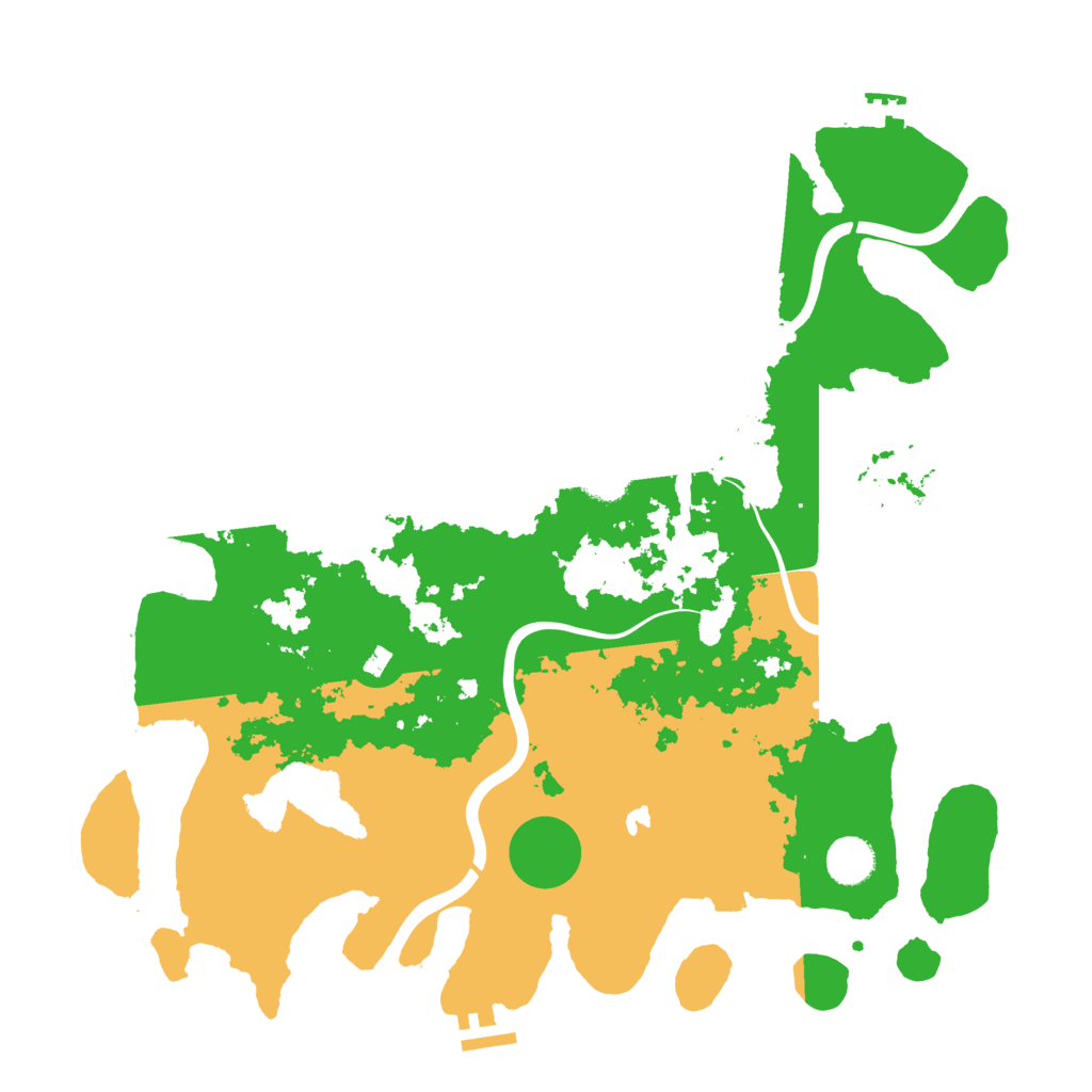 Biome Rust Map: Procedural Map, Size: 4000, Seed: 1986844911