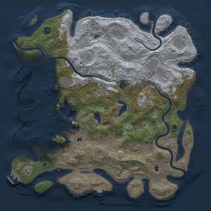 Thumbnail Rust Map: Procedural Map, Size: 4500, Seed: 796717259, 17 Monuments