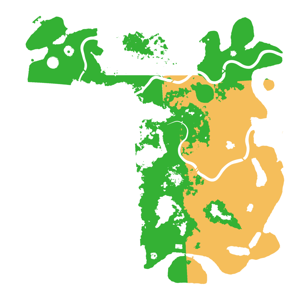 Biome Rust Map: Procedural Map, Size: 4500, Seed: 521088747