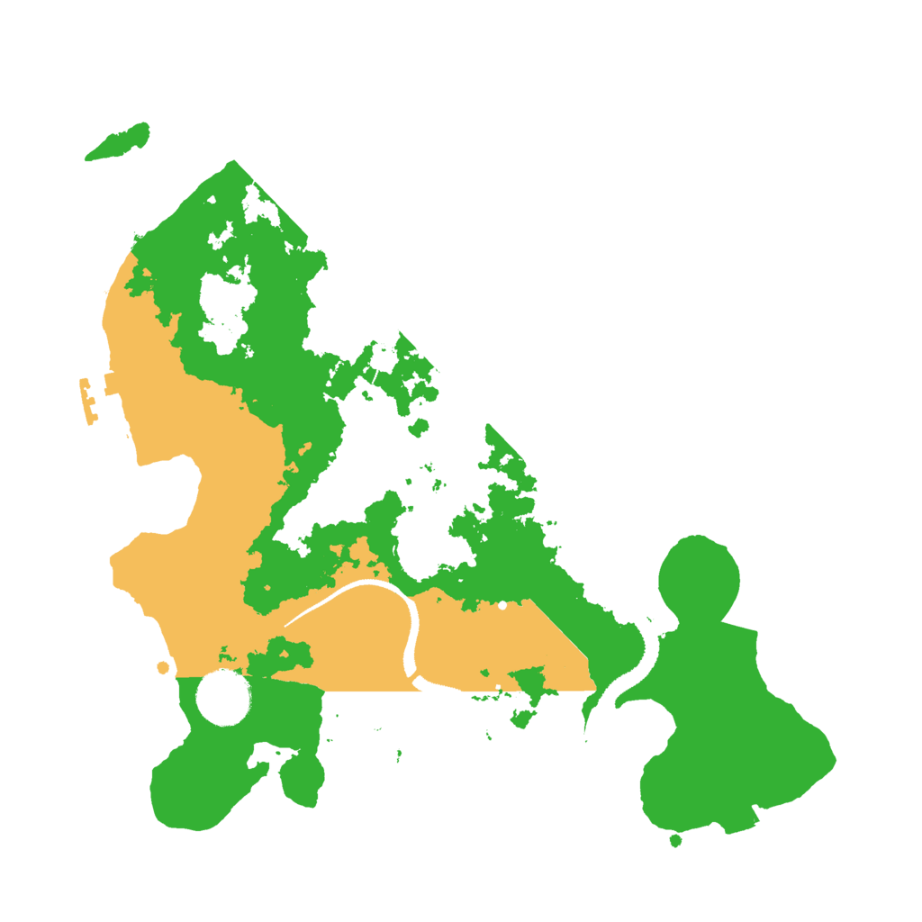 Biome Rust Map: Procedural Map, Size: 3000, Seed: 883942403