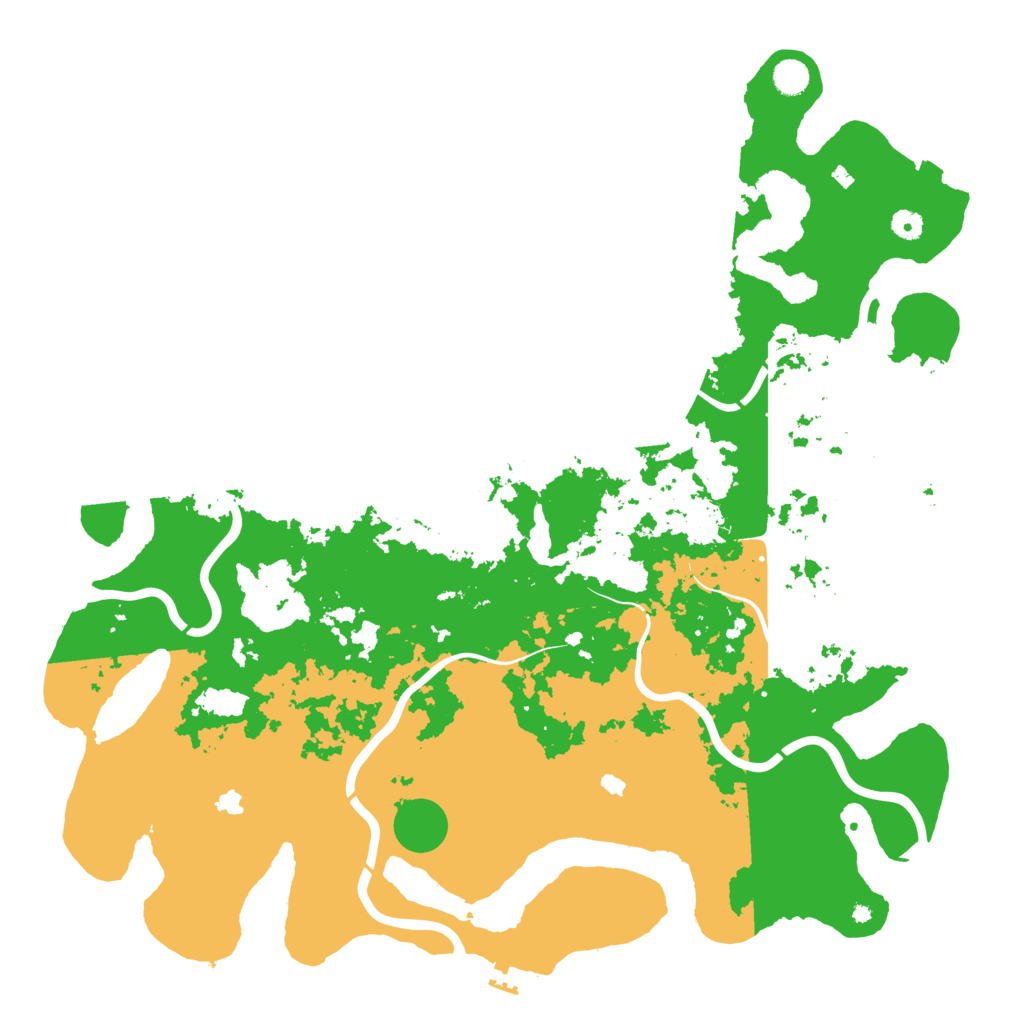 Biome Rust Map: Procedural Map, Size: 5000, Seed: 2105057242